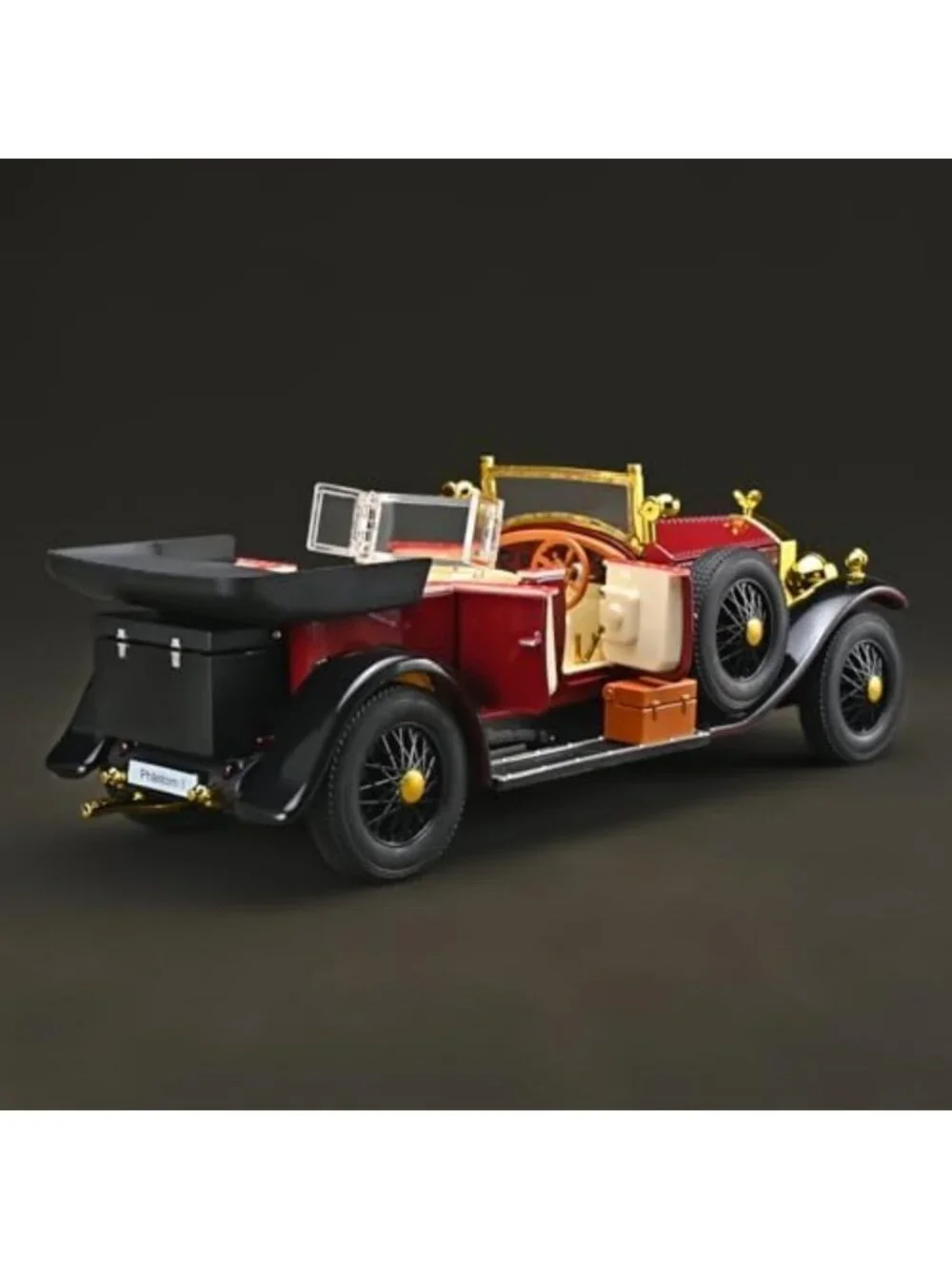Vintage Diecast Model Car Kit for Adults & Kids - 1/24 Pull Back Cars with